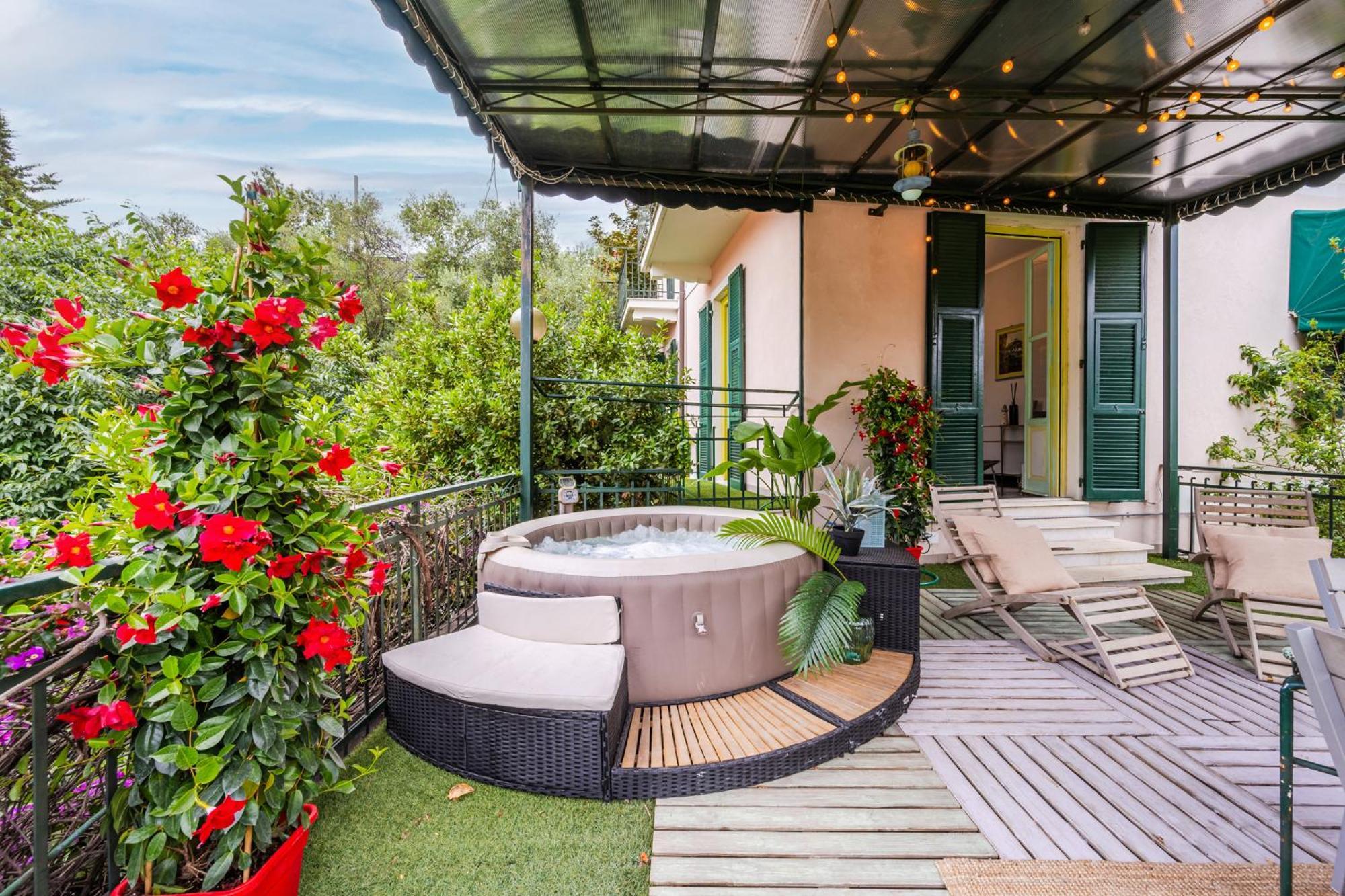 Terrazza Portofino Splendido Appartamento Con Piscina Idromassaggio - Parcheggio Gratis Santa Margherita Ligure Exterior photo