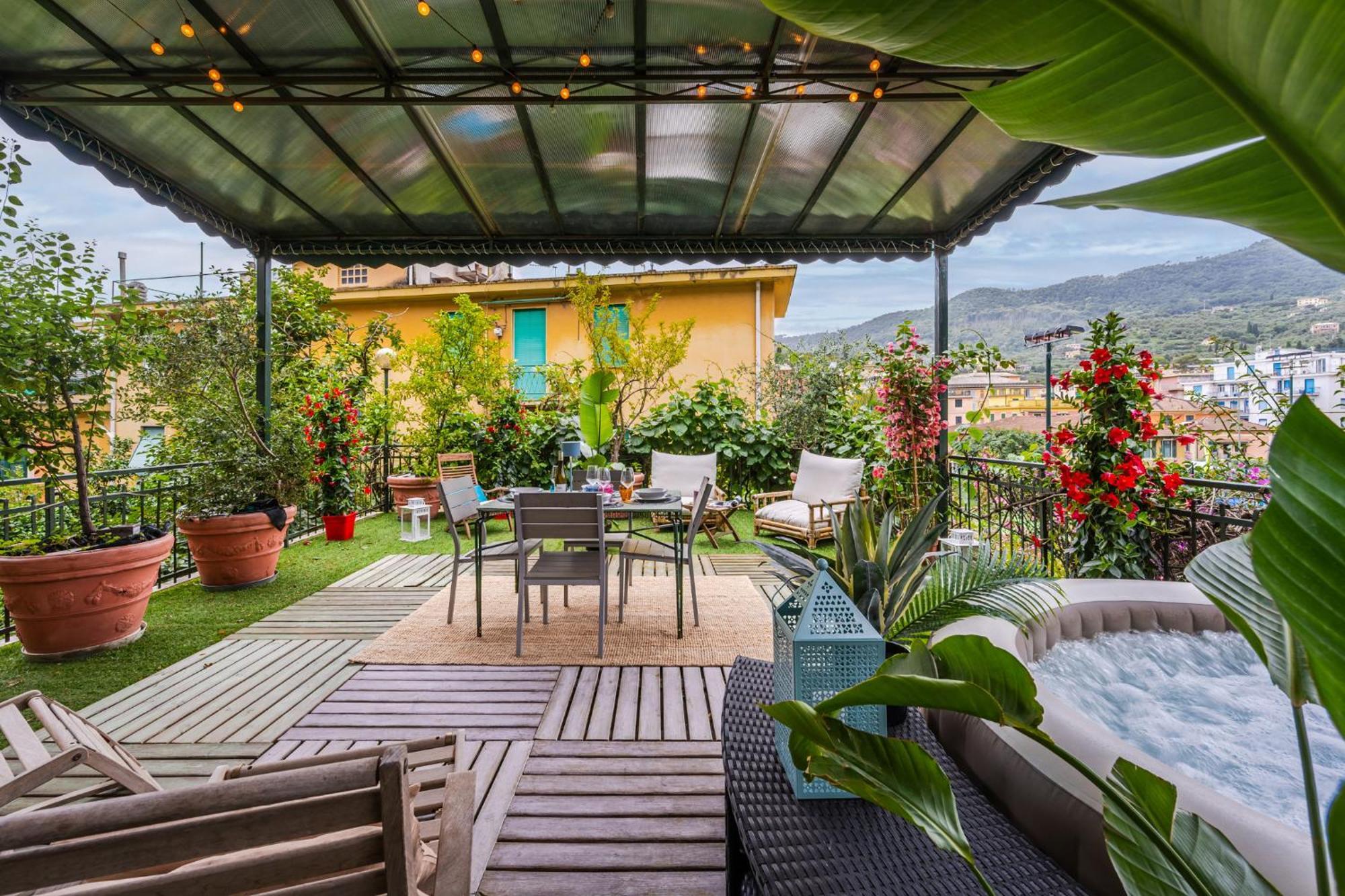 Terrazza Portofino Splendido Appartamento Con Piscina Idromassaggio - Parcheggio Gratis Santa Margherita Ligure Exterior photo